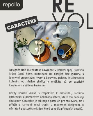 🍂 Revol Caractère: podzim na tvém stole 🍂 Podzim si žádá teplé barvy, hřejivou atmosféru a stůl, který zve k dlouhým...