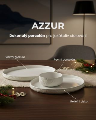 Azzur, kolekce, která doplní váš domov? 🫶 Talíře, které unesou ticho nedělního rána. ✨ Misky, do kterých se vejde víc než...